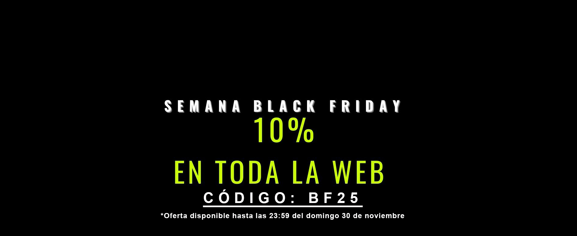 Black friday tienda de plantas frutos rojos