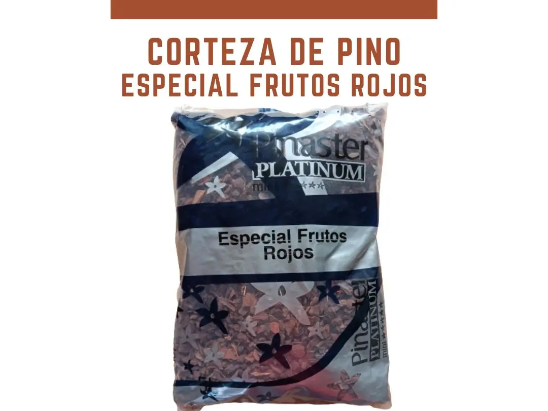 Bolsa de corteza de pino frutos rojos 5 Litros
