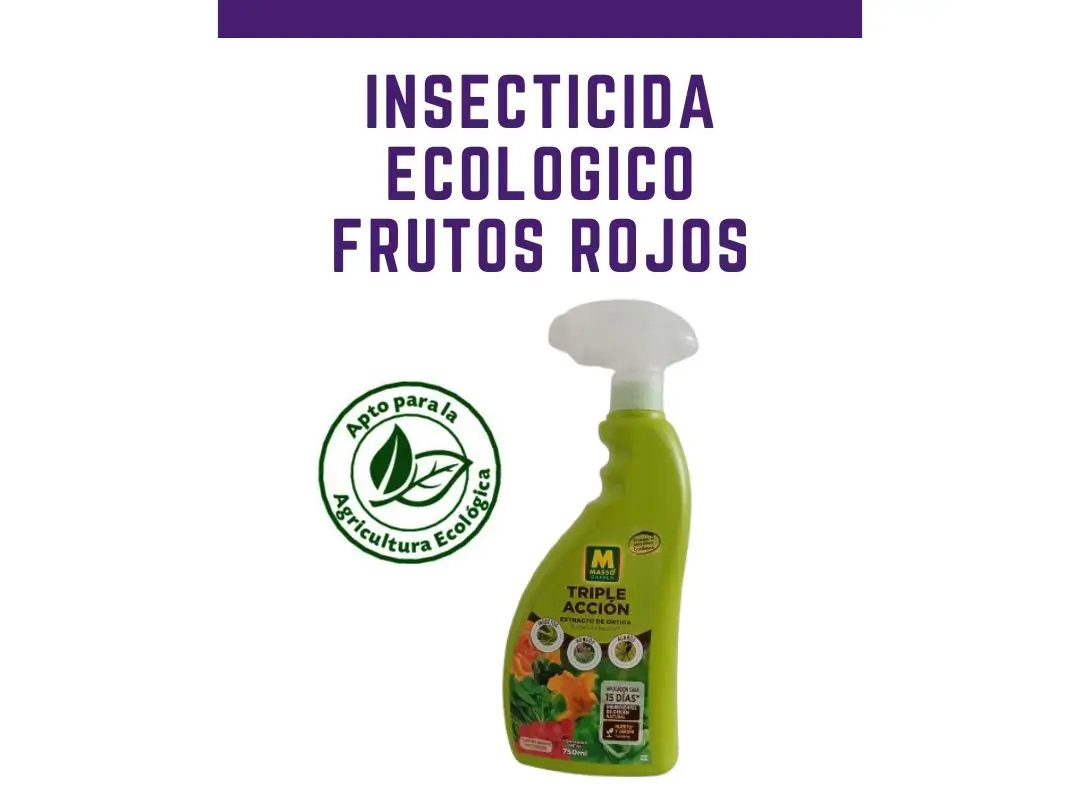 Insecticida ecolgico triple accin frutos rojos