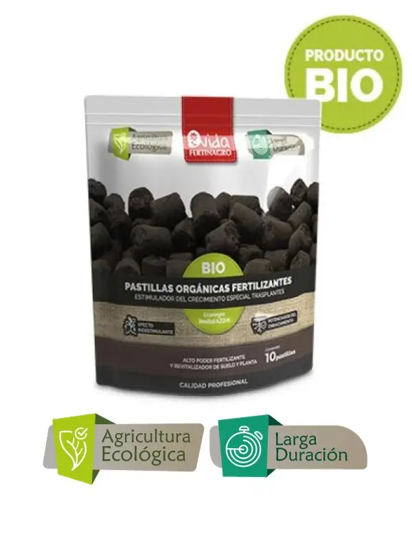 Pastillas organicas ecologicas enraizantes con aminoacidos